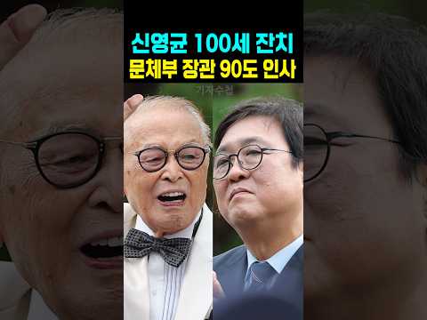 <strong>신영균</strong> 100세 잔치 문제부 장관 90도 인사
