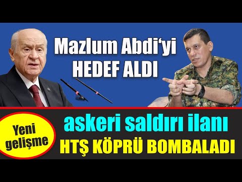 Suriye savunma bakanlığı harita yayınladı Sedege'ye terk et çağrısı yaptı, Bahçeli eski haline döndü