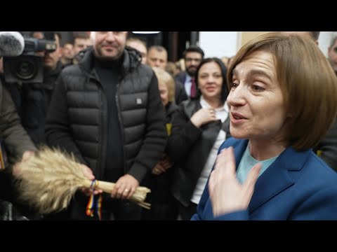 Moldova's pro-EU President Maia Sandu praises voters after re-election win | AFP