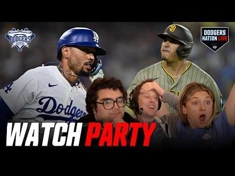 DODGERS VS PADRES LIVE WATCH PARTY