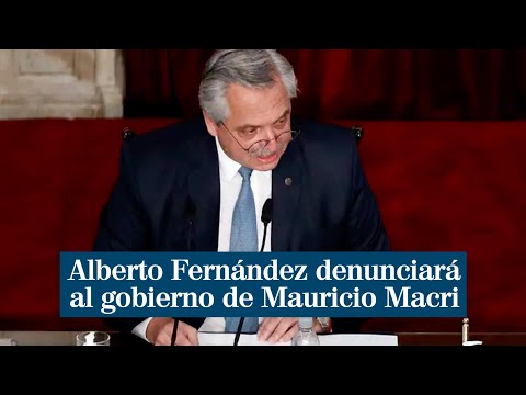 Alberto Fernández denunciará al gobierno de Mauricio Macri por fraude y malversación