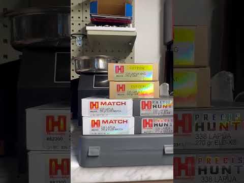 338 Lapua Factory ammo to test! Excited!!