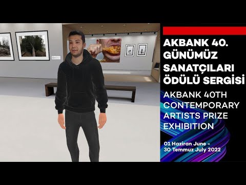 METAVERSE'TE SERGİ GEZDİK! | Akbank 40. Günümüz Sanatçıları Ödülü Sergisi