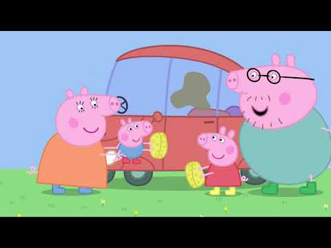 ペッパピッグ | くるまのおそうじ | Peppa Pig Japanese | 子供向けアニメ