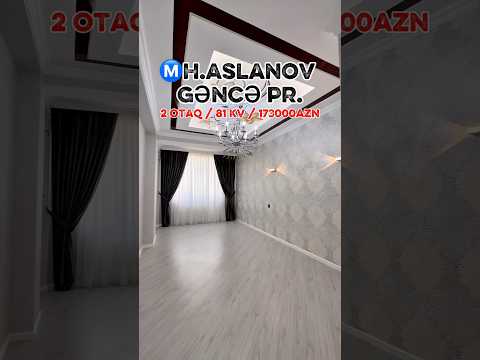 Təcili satılır.2otaq,81kv,173000azn. Ⓜ️H.Aslanov m/s,📍Gəncə pr.0704476999