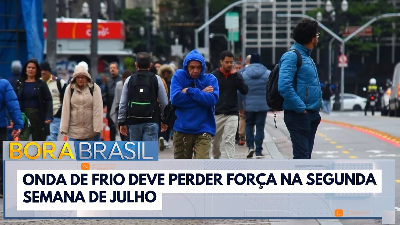Onda de frio deve perder força na segunda semana de julho