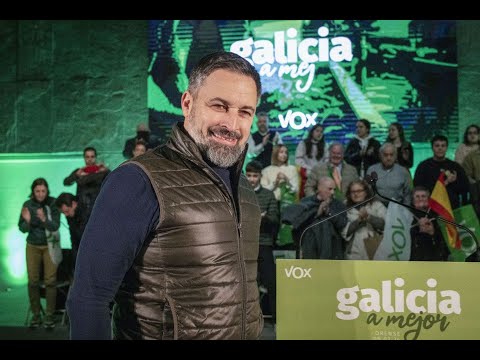 Directo: Mitin de Vox con Santiago Abascal en Vigo