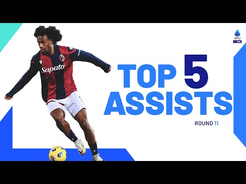 Zirkzee puts Ferguson through on goal | Top Assists | Round 11 | Serie A 2023/24