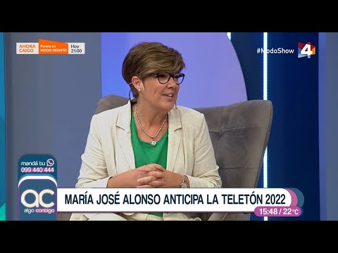 Algo Contigo - María José Alonso anticipa cómo será la Teletón 2022