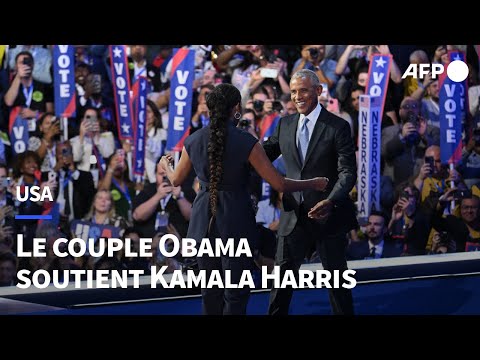 Yes, she can ! Michelle et Barack Obama saluent en Harris l'espoir retrouvé | AFP