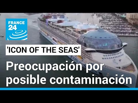 Zarpó el crucero más grande del mundo, ambientalistas preocupados por la contaminación • FRANCE 24