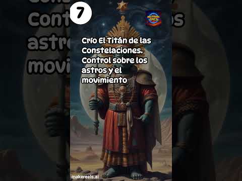 LOS 10 TITANES MÁS PODEROSOS DE LA MITOLOGÍA GRIEGA #shortsenespanol #curiosidades #datoscurisos