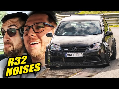 ERROR-Dynamics🤣 VW mk5 Golf R32 Noises on the Green Hell!