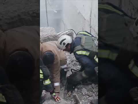 Elderly man rescued from rubble after Russian strike