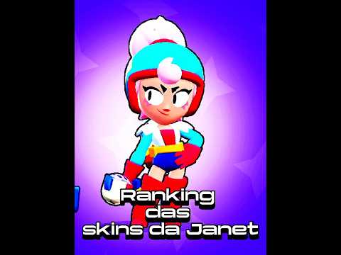 Rankeando Skins da Janet- do pior até a melhor🔥 #brawlstars