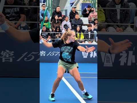 French Open Champion <strong>Mirra</strong> Andreeva Practices Her Shots! 🏆🎾