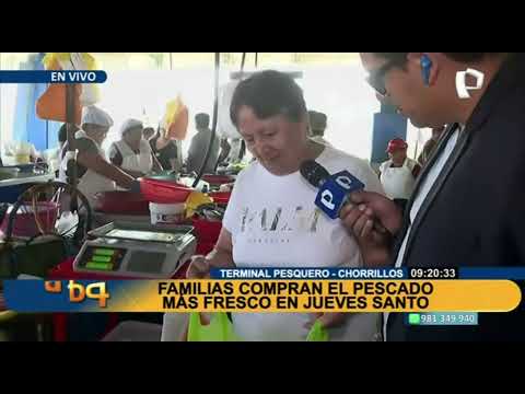 Semana Santa: el kilo de bonito se vende a S/ 12 en el terminal pesquero de Chorrillos (2/2)