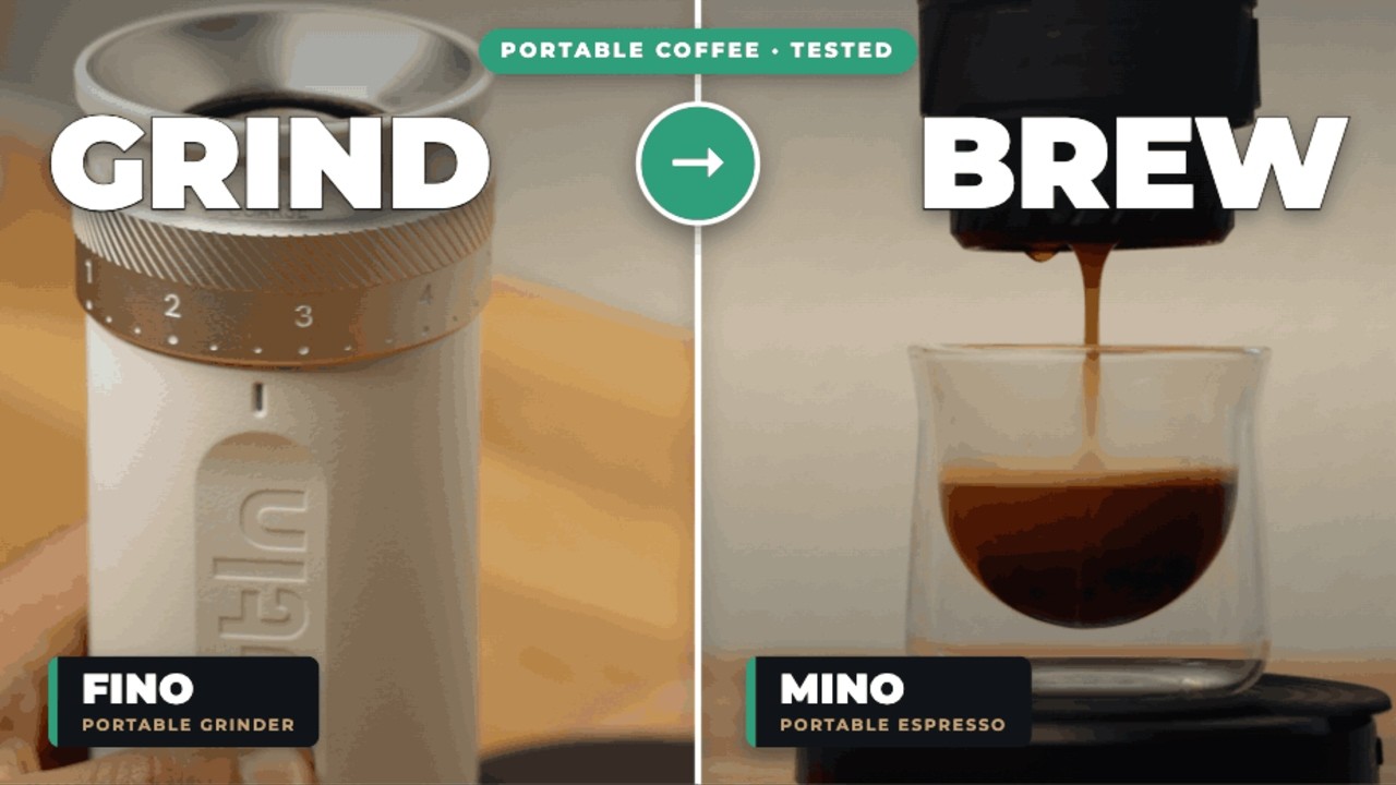 OutIn Mino and Fino put barista-style coffee in a bag — a self-heating portable espresso machine and a portable electric coffee grinder that promise a real shot and fresh grounds with no kitchen and no outlet. I put both to the test in the studio, at home, and outside to see if that crema is actually real. Here’s the honest breakdown. (Sponsored by OutIn.)

👉 OutIn Mino (portable espresso machine): https://outininc.pxf.io/GbQQj9
👉 OutIn Fino (portable coffee grinder): https://outininc.pxf.io/PzAA0N
💰 Use code JSPRING for 5% off

📸 OutIn on Instagram: @outin.inc.official

The OutIn Mino is a portable self-heating espresso machine — it heats the water and pulls the shot in one compact device, so it’s built for travel, camping, road trips, hotels, the office, and everyday coffee at home. The OutIn Fino is a portable electric grinder with adjustable grind settings and one-button operation, so you can grind fresh for espresso, pour-over, travel coffee, or your daily home brew. Run them together and you’ve got fresh-ground, pressure-brewed coffee just about anywhere.

☕ Fun fact: real espresso needs around 9 bars of pressure to build crema — the Mino is rated for up to 22. Your drip machine at home? Basically zero.

⏱ CHAPTERS
00:00 Intro & The Big Espresso Challenge
00:40 Meet the Gadgets: Mino & Fino Grinder
01:08 Mino: Size, Features & Brewing Options
01:37 How the Mino Works
02:16 Performance & Espresso Quality
02:25 Fenio Burr Grinder Deep Dive
03:35 The Complete Portable Espresso System
04:11 Outdoor Use & Real-World Test
04:57 Final Thoughts & Who This Is For
05:19 Where to Buy & Special Offers
05:45 Wrap-Up & Viewer Q&A

#outin #portablecoffeemaker #portablecoffeegrinder #outinmino #outinfino

───── FOLLOW ME ─────
Instagram: instagram.com/jspring86az
Twitter/X: x.com/jspring86az
TikTok: tiktok.com/@thesammyguru

This video is sponsored by OutIn. Using my links or code may earn me a small commission at no extra cost to you — thanks for supporting the channel!
