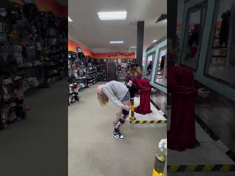 Fun at spirit Halloween 👀 #fyp #halloween