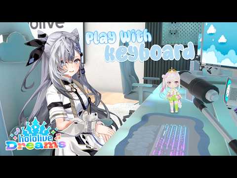 【hololive Dreams】 1st Time Keyboard! 🐟 #holodori #ホロドリ