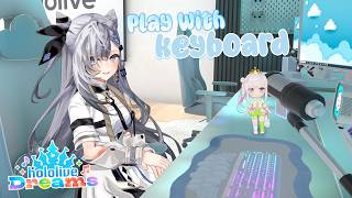 【hololive Dreams】 1st Time Keyboard! 🐟 #holodori #ホロドリ
