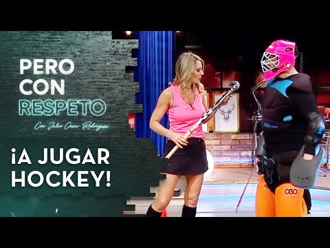 ¡UNA EXPERTA! JC Rodríguez retó a Rocío Marengo a un partido de hockey - Pero Con Respeto