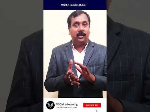 What is Casual Labour? – #shortvideo #costaccounting   -Video@61 #account