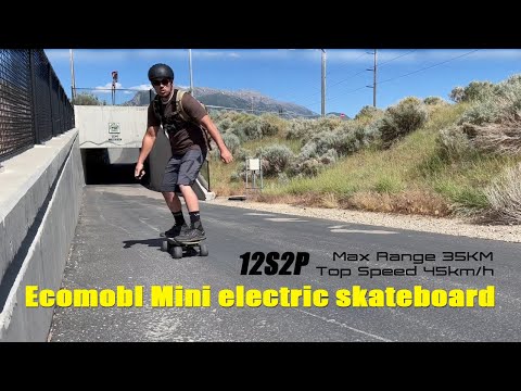 2022-2023 Ecomobl Mini Electric Skateboard,12S2P, 105 cloud wheels, for street and grass roads