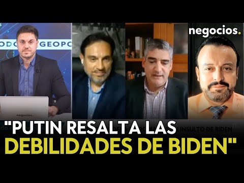 Putin resalta las debilidades de Biden con su reacción al insulto. Alonso