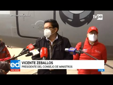 COVID-19: premier Zeballos y ministros viajan a Ayacucho para reforzar acciones