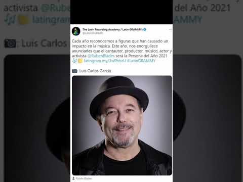 Rubén Blades, Persona del Año 2021