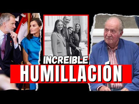 INCREIBLE HUMILLACIÓN de Felipe VI y Letizia Ortiz a Juan Carlos I en el 10 ANIVERSARIO