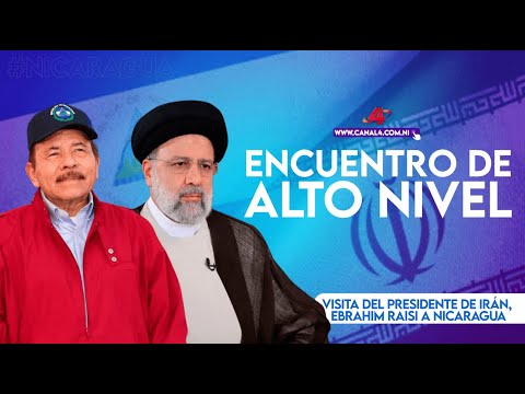 Presidente Daniel Ortega y Compañera Rosario Murillo sostienen encuentro con el presidente de Irán