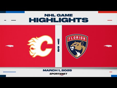 NHL Highlights | Flames vs. Panthers - March 1, 2025