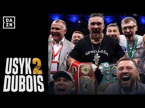 Oleksandr Usyk, Daniel Dubois & Frank Warren Post-Fight Interviews