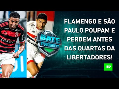 Flamengo e São Paulo PERDEM antes de DECISÕES; Palmeiras e Corinthians VENCEM! | BATE-PRONTO