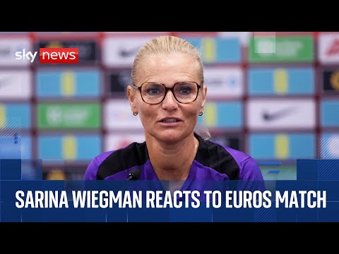 England manager Sarina Wiegman holds news conference after match against Netherlands