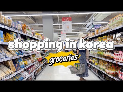 shopping in korea vlog 🇰🇷 supermarket food haul with prices 🥗 cheap or expensive?💰