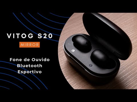 Vitog S20 Mirror - Fone de Ouvido Bluetooth Esportivo Com Melhor Custo/Benefício!