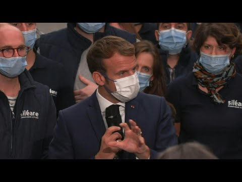 France 2030: Macron annonce 800 millions d'euros pour la robotique | AFP Extrait
