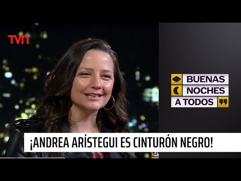 Andrea Arístegui es cinturón negro en taekwondo | Buenas noches a todos