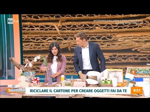 Il riciclo del cartone - Unomattina 01/11/2023