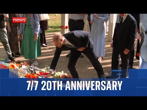 7/7 bombings: Thousands of petals fall to remember 7 July victims 20 years on