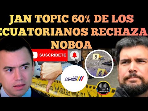 JAN TOPIC HACE LEÑA AL PRESIDENTE DANIEL NOBOA Y SU NEFASTO GOBIERNO NOTICIAS RFE TV