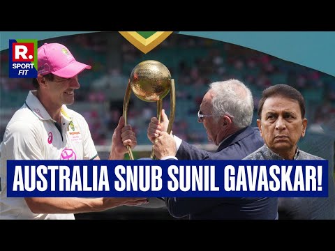 Sunil Gavaskar Upset After Border-Gavaskar Trophy Presentation Snub