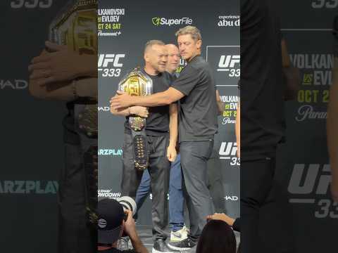 😤 Petr <strong>Yan</strong> Gets Held Back After Talking Trash To Merab Dvalishvili (UFC 333)