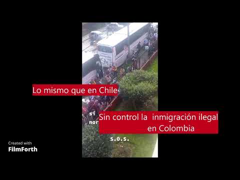 Me informan que ocupan en mismo #metodo para ingresa ilegales en #Colombia y #Chile