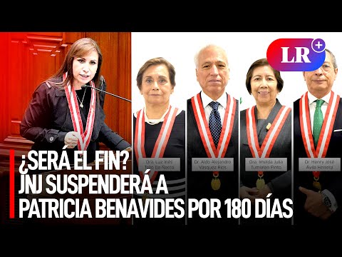 JNJ SUSPENDERÍA a Patricia BENAVIDES por 180 DÍAS el 6 de diciembre por LIDERAR red CRIMINAL | #LR