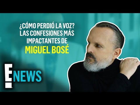 ¿Cómo perdió la voz Las confesiones más impactantes de Miguel Bosé en su más reciente entrevista