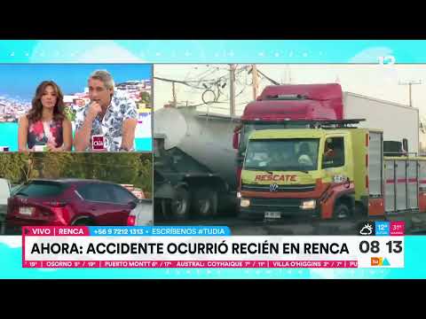Accidentes automovilísticos en Renca y La Florida deja enormes tacos | Tu Día | Canal 13